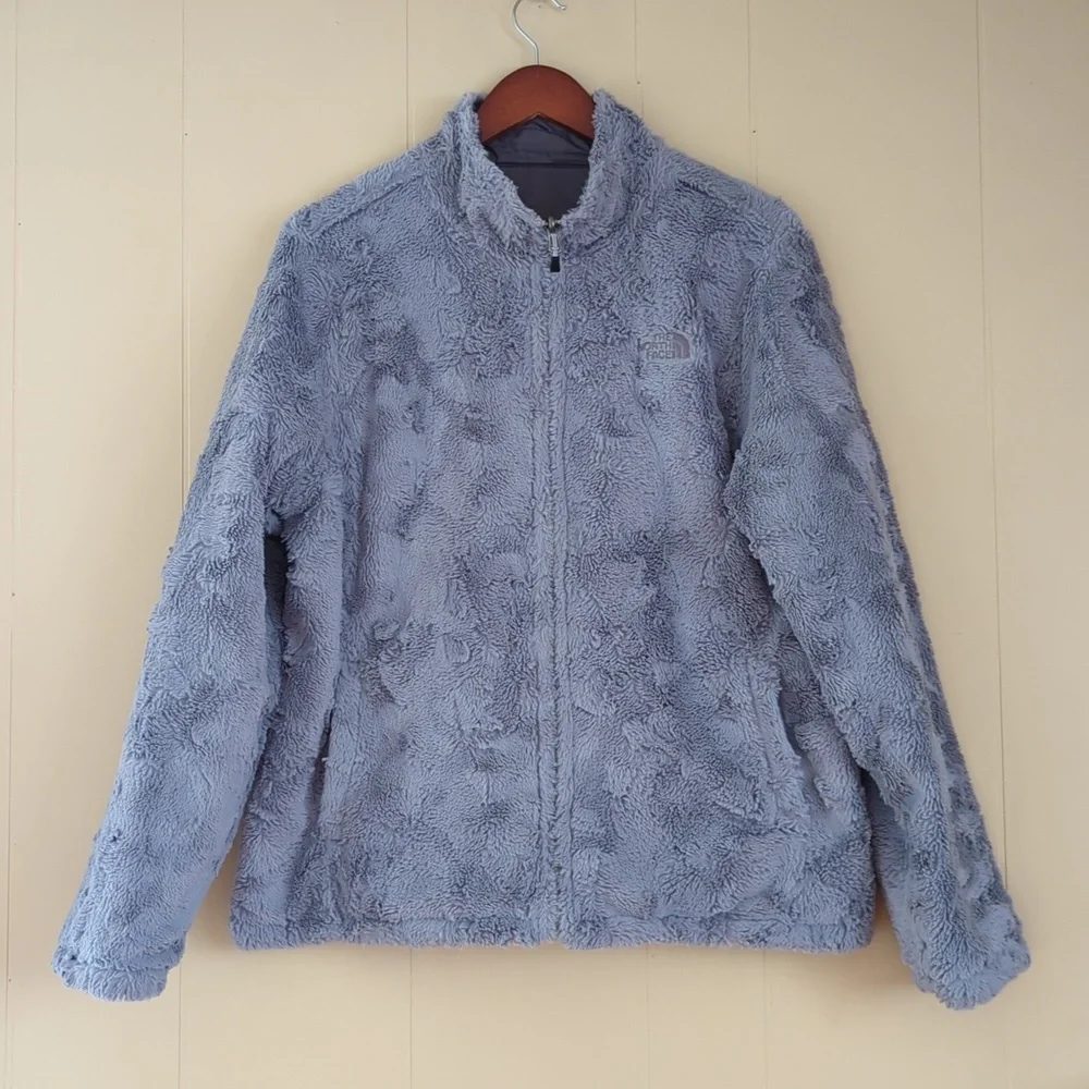 GUC North Face Reversible Fall / Winter Jacket L-XL Grey - Picture 3 of 7